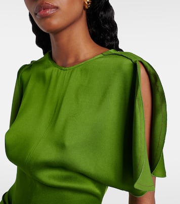 Ruched crêpe minidress | Victoria Beckham