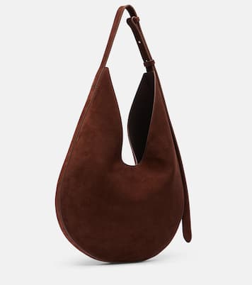 Medium suede shoulder bag | Aesther Ekme