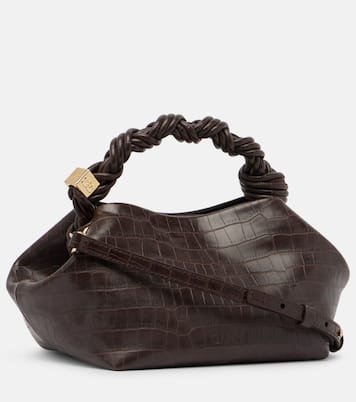 Sac Bou Small en cuir embossé | Ganni
