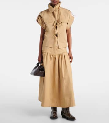 Sac Bou Small en cuir embossé | Ganni