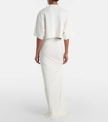 Draped jersey maxi skirt | Alaïa