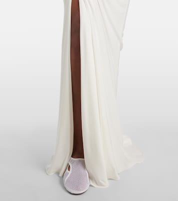 Draped jersey maxi skirt | Alaïa
