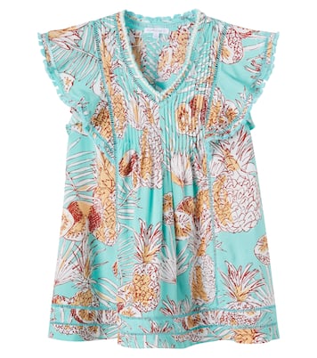 Camelia pleated floral dress | Poupette St Barth Kids
