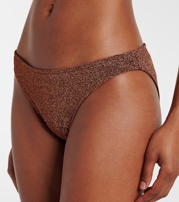 Etincelant lurex® bandeau bikini bottoms | Eres