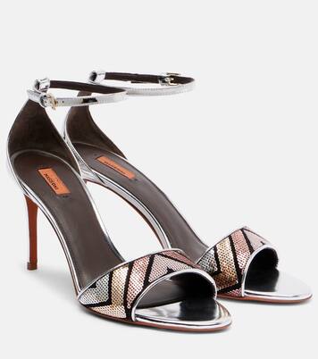Sandali Belle in pelle con paillettes | Missoni