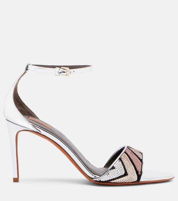 Sandali Belle in pelle con paillettes | Missoni