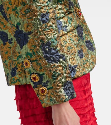 Veste en jacquard à fleurs | Saint Laurent