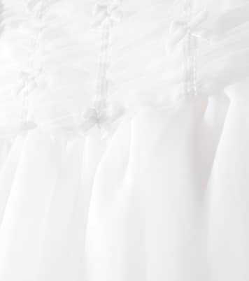 Bebé - vestido de tul fruncido con lazo | Monnalisa