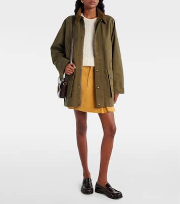 High-Rise-Minirock aus Veloursleder | Polo Ralph Lauren