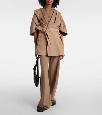 Mantel aus Veloursleder | Max Mara