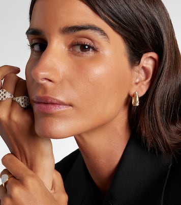 Berlingot 9kt gold earrings with diamonds | Yvonne Léon