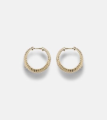 Berlingot 9kt gold earrings with diamonds | Yvonne Léon