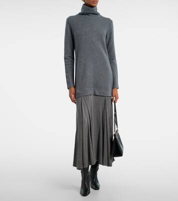 Maxikleid aus einem Wollgemisch | Xu Zhi