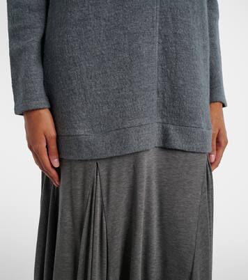 Maxikleid aus einem Wollgemisch | Xu Zhi