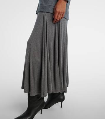 Maxikleid aus einem Wollgemisch | Xu Zhi