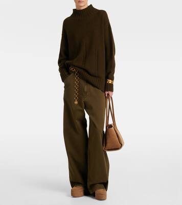 حذاء ستايل لوفر من الجلد السويدي 35 | Gianvito Rossi