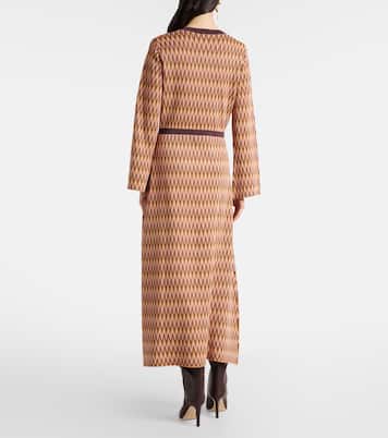 Pamela提花中长连衣裙 | Rixo