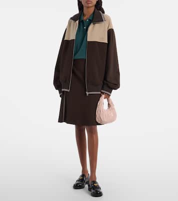 Borsa Wander in suede matelassé | Miu Miu