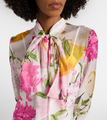 Lilith printed maxi dress | Leo Lin