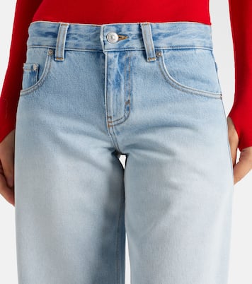 Low-Rise Straight Jeans Harper | Victoria Beckham