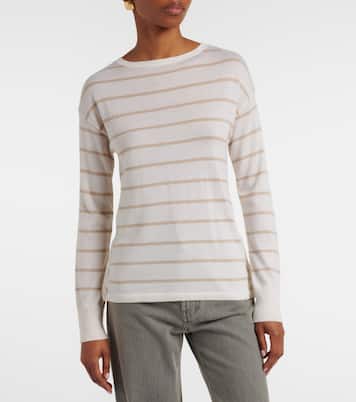 Striped cashmere and silk sweater | Max Mara