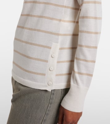 Striped cashmere and silk sweater | Max Mara