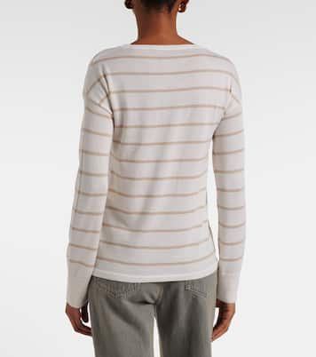 Striped cashmere and silk sweater | Max Mara
