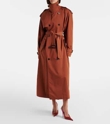 Cotton and silk trench coat | Saint Laurent
