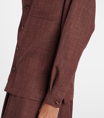 Hemd Ida aus Wolle, Seide und Leinen | Loro Piana