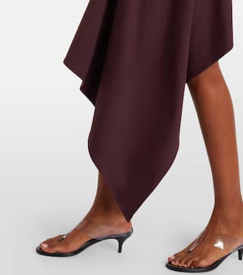 Floral-appliqué draped miniskirt | Magda Butrym