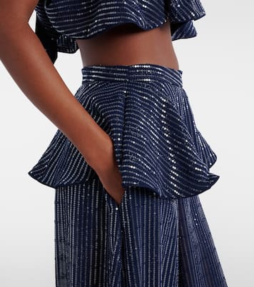 Sequined wide-leg pants | Adriana Degreas