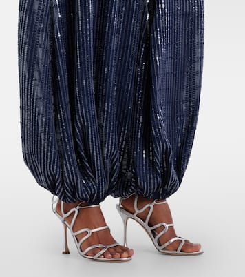 Sequined wide-leg pants | Adriana Degreas