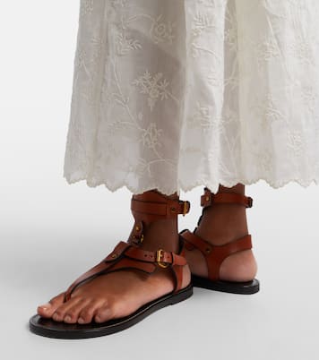 Eveena leather thong sandals  | Isabel Marant