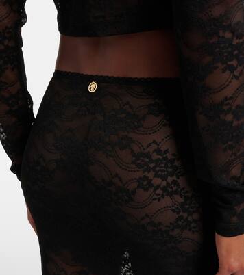 Jupe midi Rona en dentelle | Bananhot