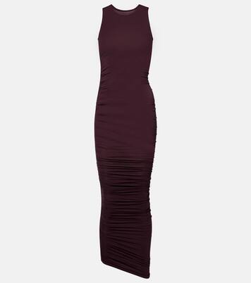 Ruched sheer midi dress | Wolford