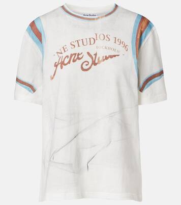 Trompe l'œil cotton jersey T-shirt | Acne Studios