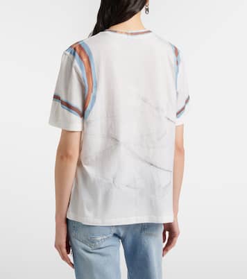 Trompe l'œil cotton jersey T-shirt | Acne Studios