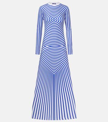 Printed jersey maxi dress | Jean Paul Gaultier
