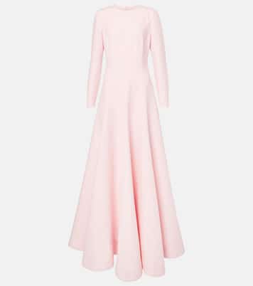 Abito lungo in crêpe couture | Valentino