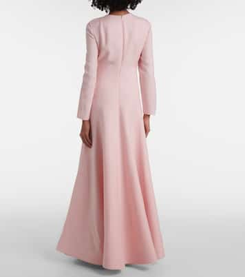 Abito lungo in crêpe couture | Valentino