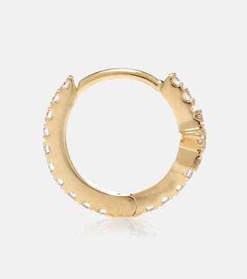 Diamond Star Eternity 18kt gold single earring with diamonds | Maria Tash