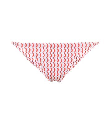 Biarritz wave-print bikini bottoms | Asceno