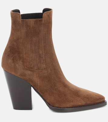 Stivaletti Theo 95 in suede | Saint Laurent
