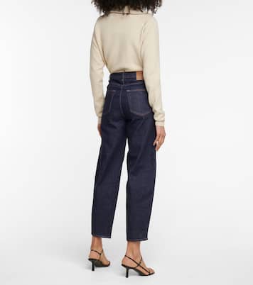 High-rise barrel-leg jeans | Toteme