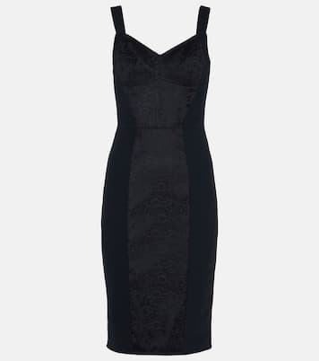 Lace-paneled bustier dress | Dolce&Gabbana