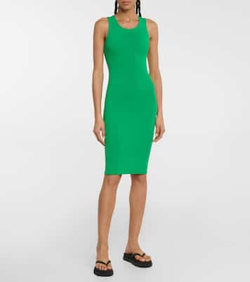 Iris scoop-neck bodycon minidress | Hunza G