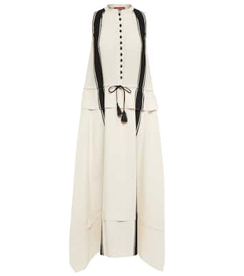 Penelope striped crêpe midi dress | Altuzarra