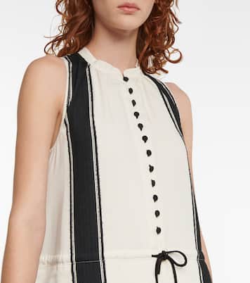 Penelope striped crêpe midi dress | Altuzarra