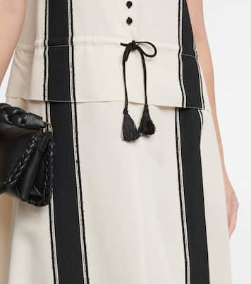 Penelope striped crêpe midi dress | Altuzarra
