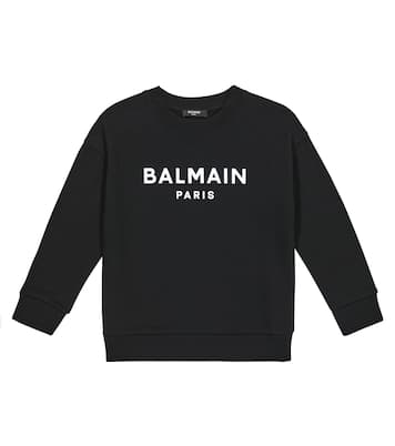 Sudadera de algodón con logo | Balmain Kids